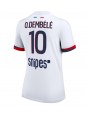 Paris Saint-Germain Ousmane Dembele #10 Replika Borta Kläder Dam 2025-26 Kortärmad